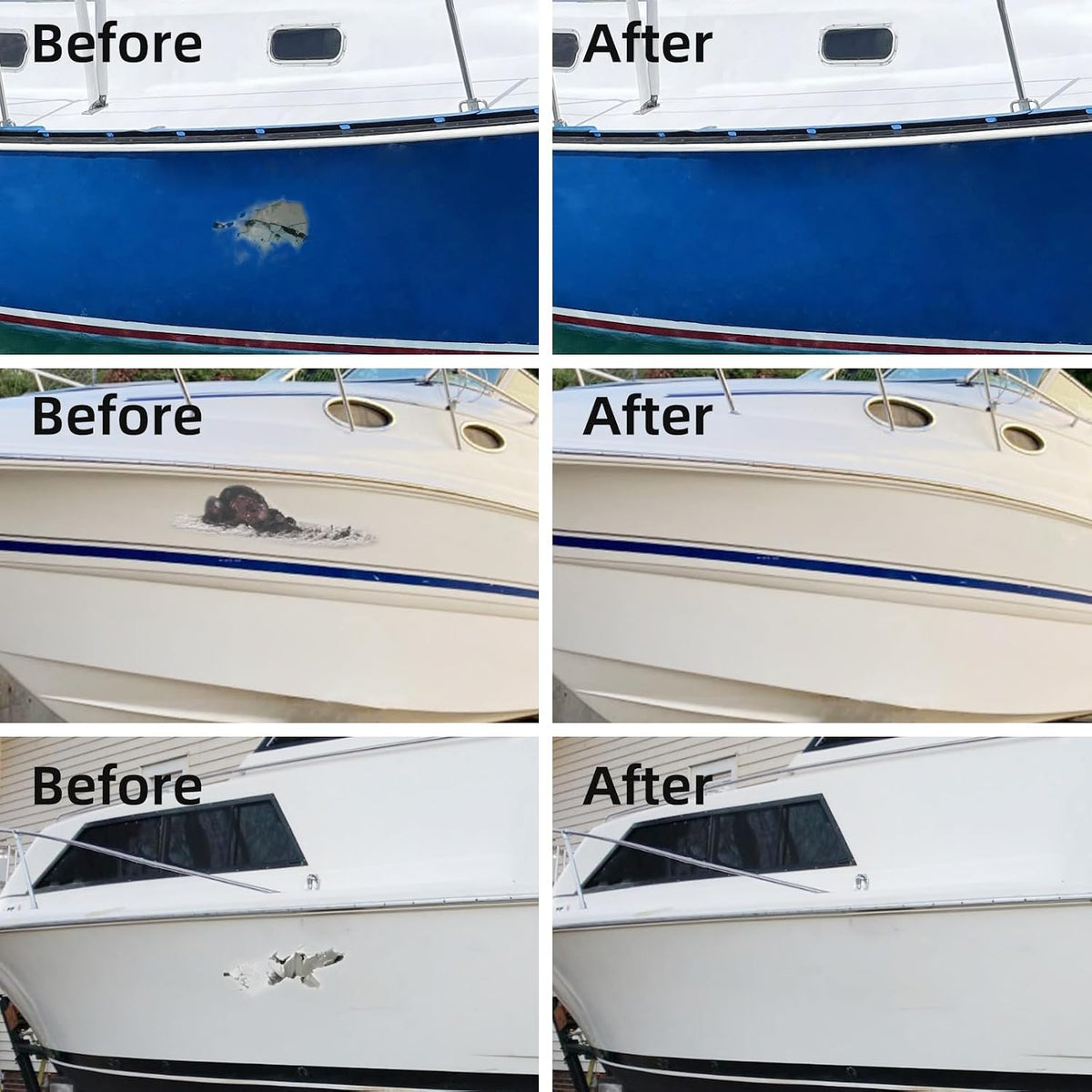 Fiberglass Boat Repair Kit, Gel Coat Repair Kit for Boats