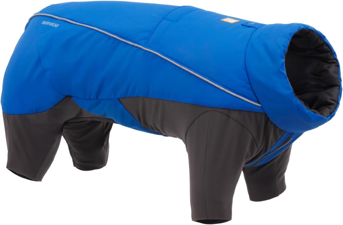 , Vert Coverall Dog Winter Coat, Blue Pool, X-Large