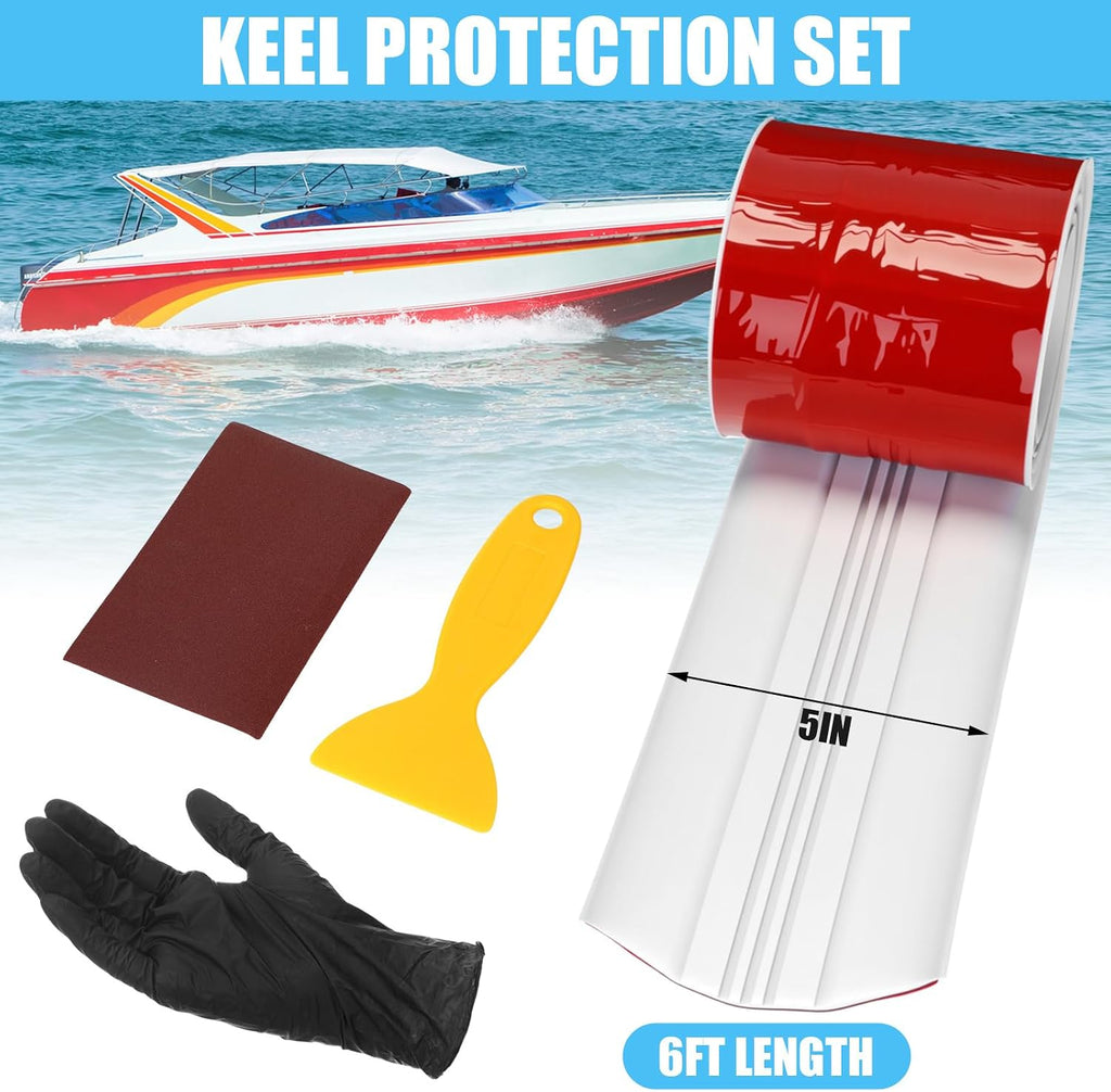 Keel Guard for Boats, 5 Inch Width