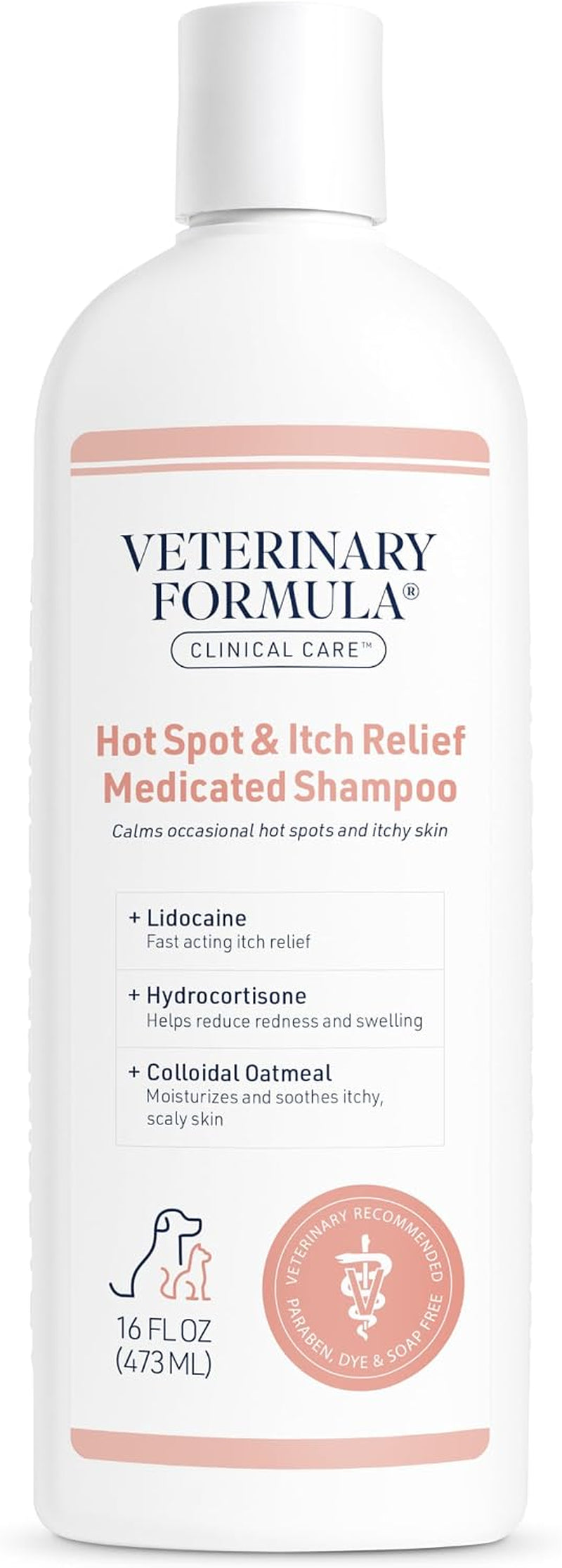 Clinical Care Hot Spot & Itch Relief Pet Shampoo, 16 Oz