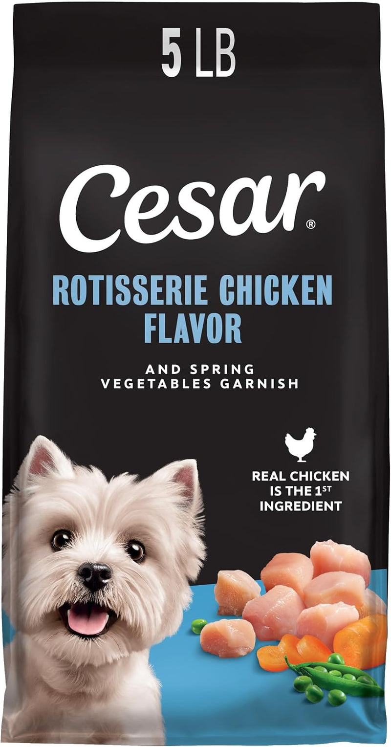 Dry Dog Food Chicken Flavor and Vegetable Garnish, 5 Lb. Bag