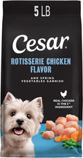 Dry Dog Food Chicken Flavor and Vegetable Garnish, 5 Lb. Bag