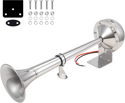 Boat Horn 12V Marine Horn for Boats Waterproof Electric Trumpet