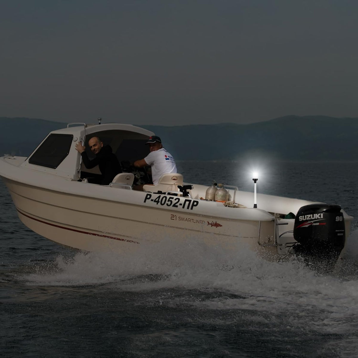 LED Boat Stern Lights, 3NM LED Anchor Light with Base