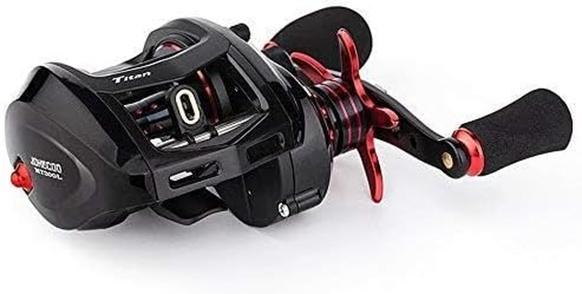 Titan Baitcasting Reel Max Drag 13 Kgs Big Fish Fishing Reel for Saltwater and Freshwater Heavy Duty