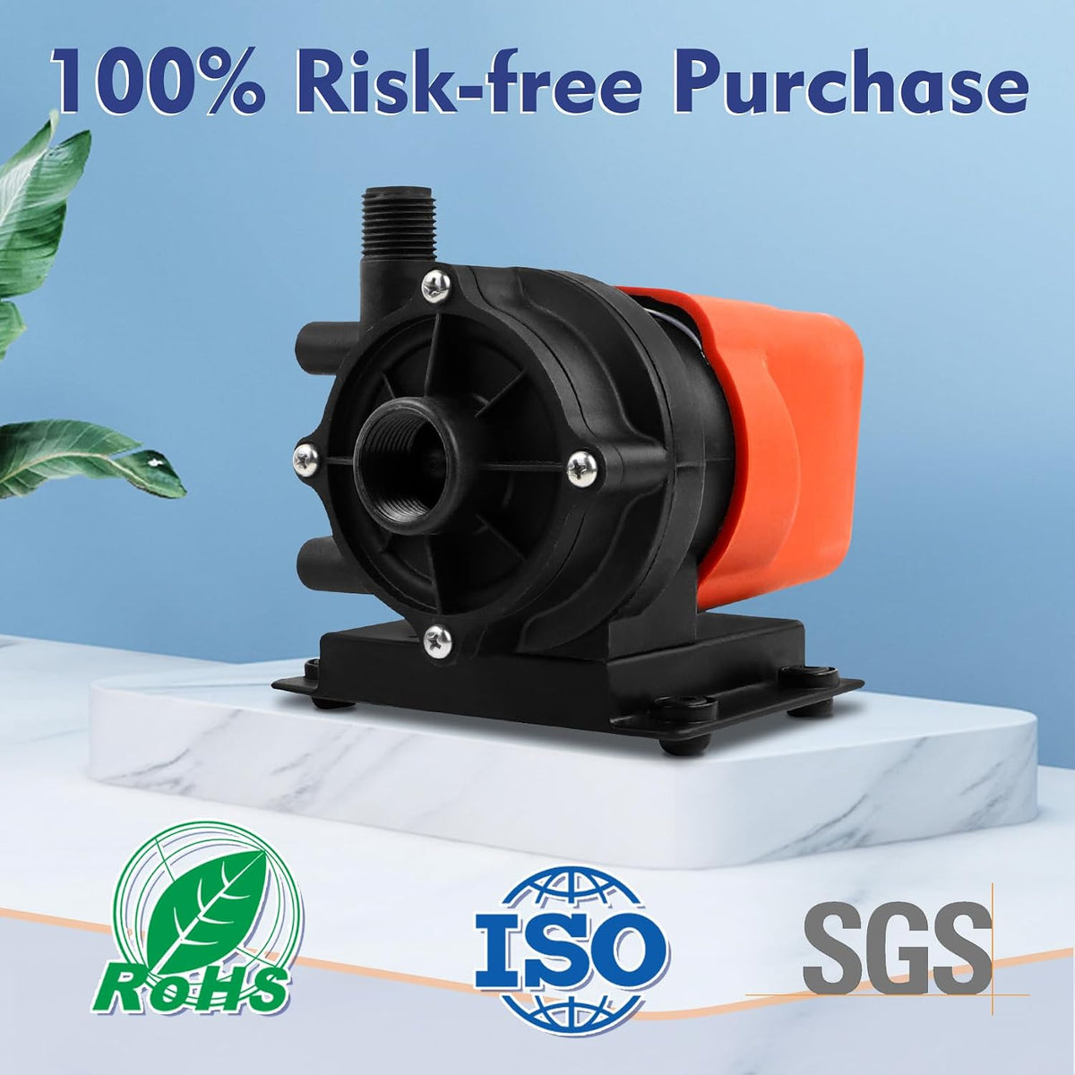 Marine AC Pump 250GPH, Marine Air Conditioning/Seawater Circulation AC Pump, 250 GPH 115V Submersible