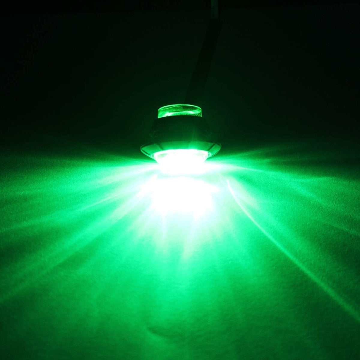(5 Red + 5 Green) Waterproof Marine Boat LED Lights, Underwater & Deck Courtesy Lights, 12V for Yacht, Boat, Fishing, Pontoon, Sailboat, Kayak