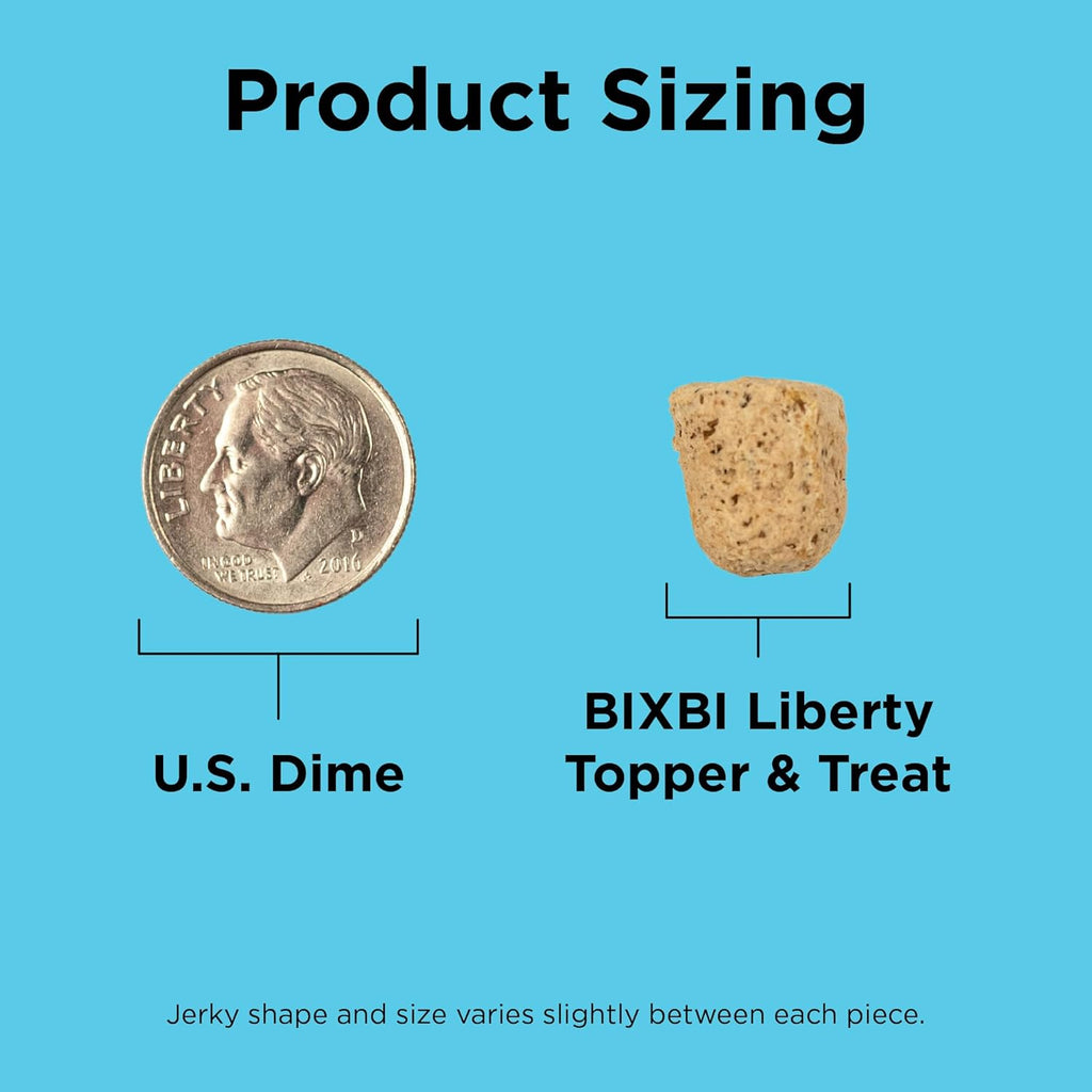 Liberty Freeze Dried Dog Food Topper + Dog Treat, Beef Recipe, 4.5 Oz - 98% Meat and Organs, No Fillers - Pantry-Friendly Raw Treat or Food Topper - USA Made in Small Batches